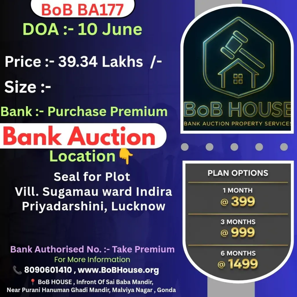 BOB BA177 , INDIRA PRIYADARSHINI , LUCKNOW