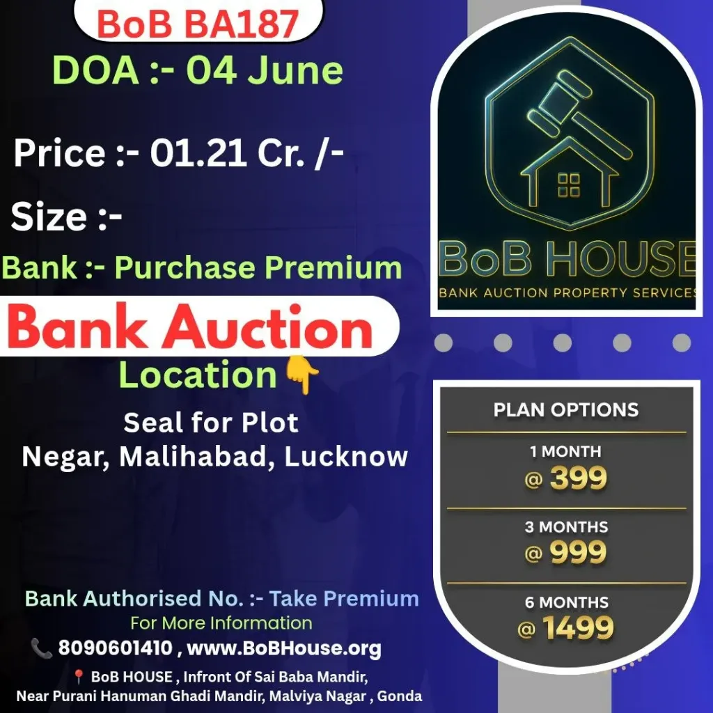 BOB BA187 , MALIHABAD , LUCKNOW