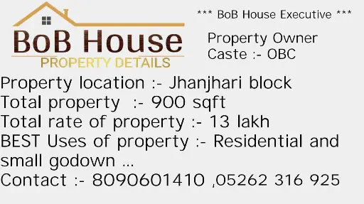 900 SQFT PLOT , NEAR JHAJHARI BLOCK OFFICE ON SELL